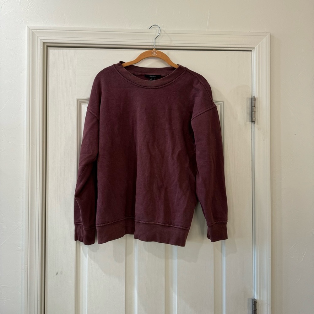 Burgandy Crewneck